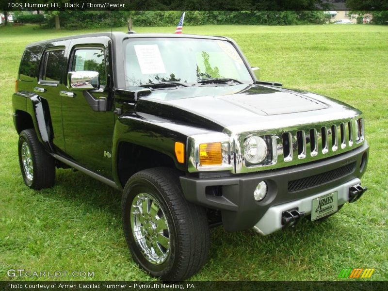 Black / Ebony/Pewter 2009 Hummer H3