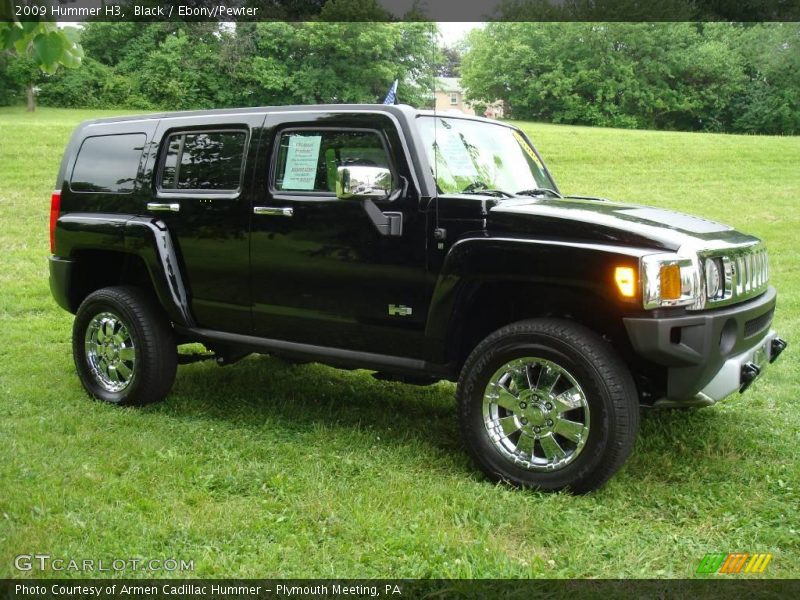 Black / Ebony/Pewter 2009 Hummer H3