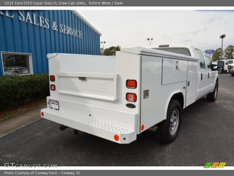 Oxford White / Steel 2015 Ford F350 Super Duty XL Crew Cab Utility