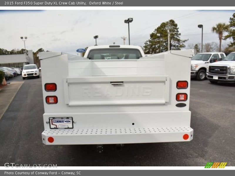 Oxford White / Steel 2015 Ford F350 Super Duty XL Crew Cab Utility