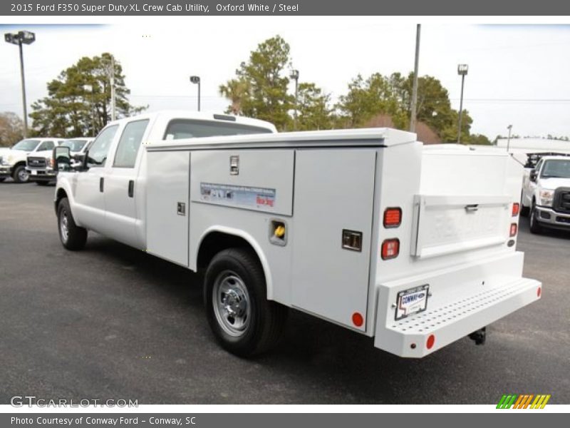 Oxford White / Steel 2015 Ford F350 Super Duty XL Crew Cab Utility