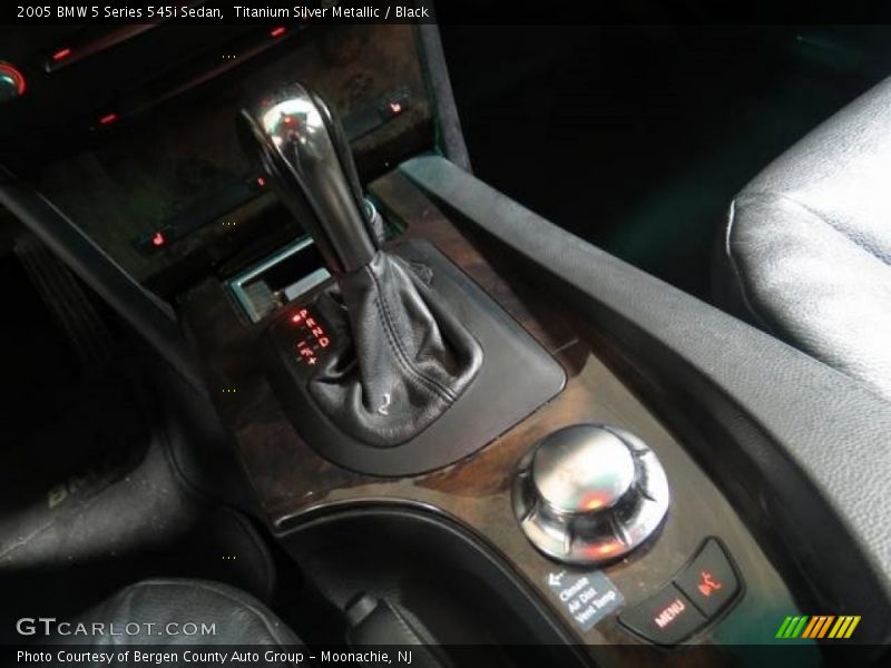 Titanium Silver Metallic / Black 2005 BMW 5 Series 545i Sedan