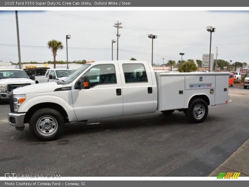  2015 F350 Super Duty XL Crew Cab Utility Oxford White