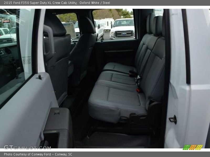 Rear Seat of 2015 F350 Super Duty XL Crew Cab Utility