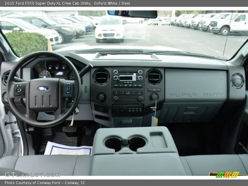 Dashboard of 2015 F350 Super Duty XL Crew Cab Utility