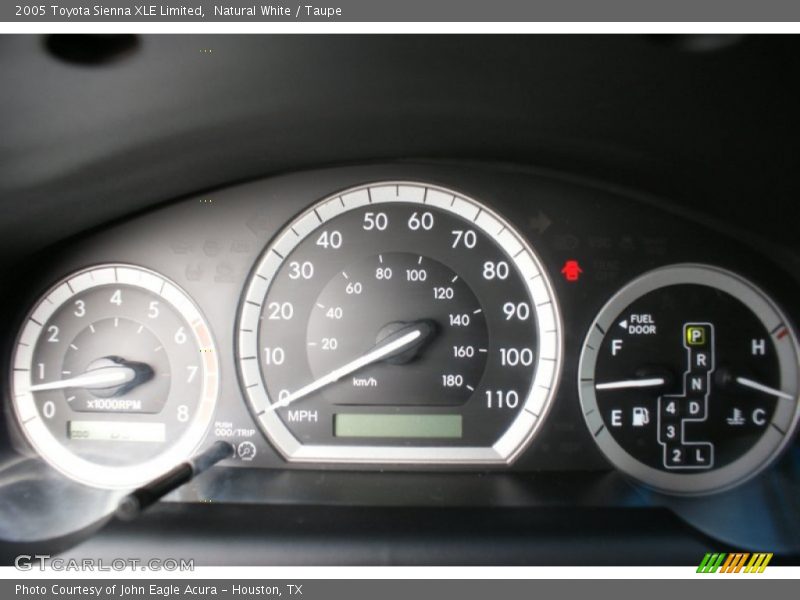  2005 Sienna XLE Limited XLE Limited Gauges