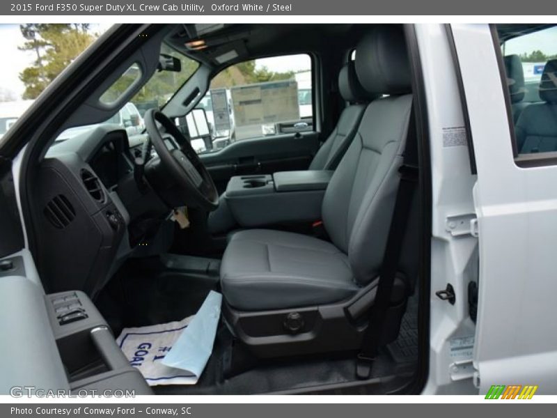  2015 F350 Super Duty XL Crew Cab Utility Steel Interior