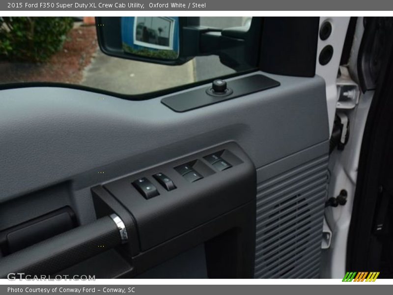 Oxford White / Steel 2015 Ford F350 Super Duty XL Crew Cab Utility