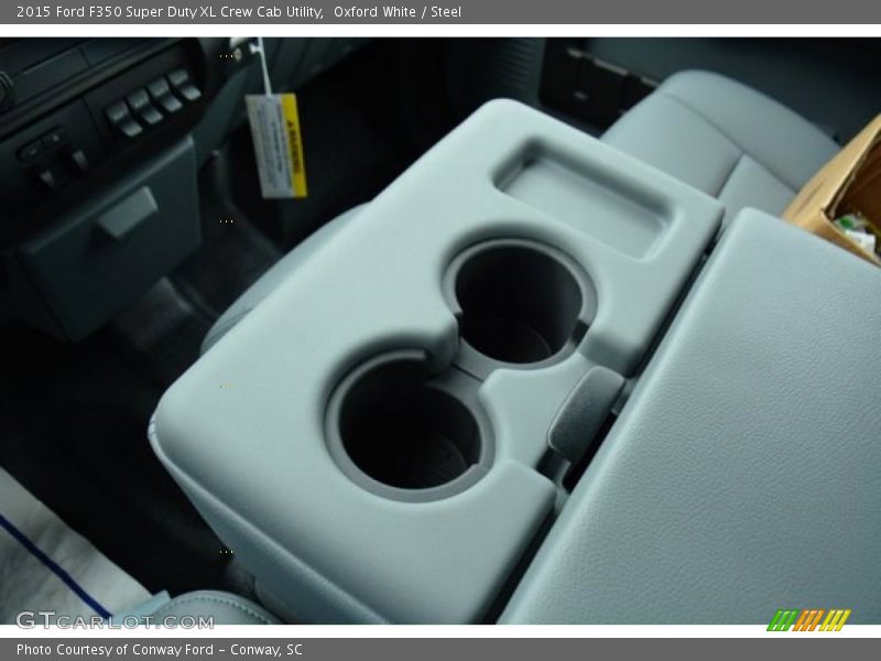 Oxford White / Steel 2015 Ford F350 Super Duty XL Crew Cab Utility