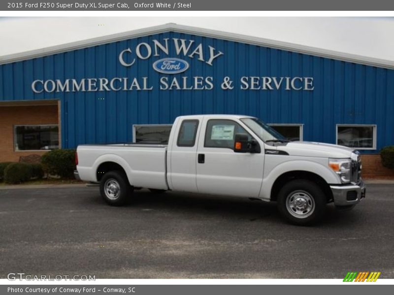 Oxford White / Steel 2015 Ford F250 Super Duty XL Super Cab
