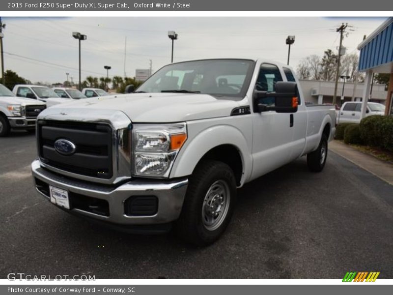 Oxford White / Steel 2015 Ford F250 Super Duty XL Super Cab
