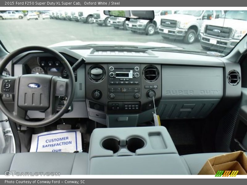 Oxford White / Steel 2015 Ford F250 Super Duty XL Super Cab