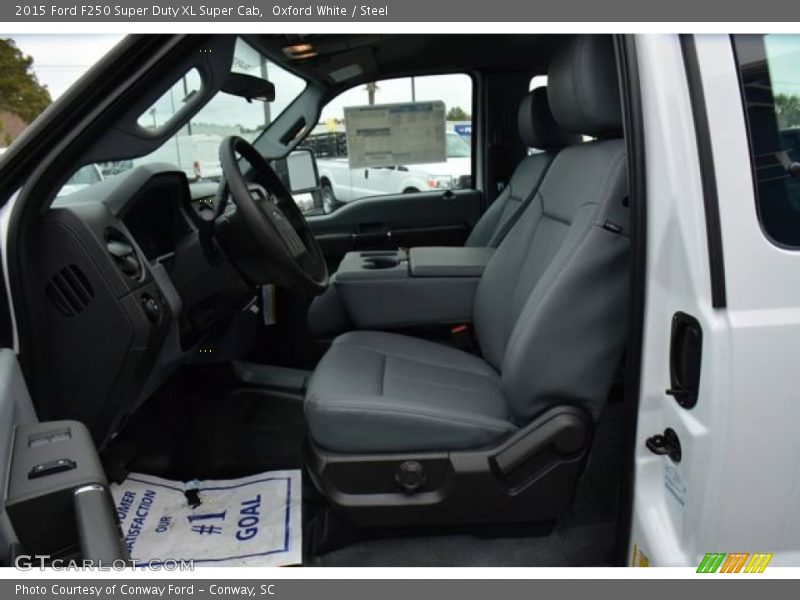 Oxford White / Steel 2015 Ford F250 Super Duty XL Super Cab