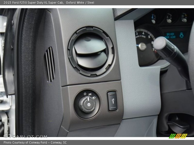 Oxford White / Steel 2015 Ford F250 Super Duty XL Super Cab