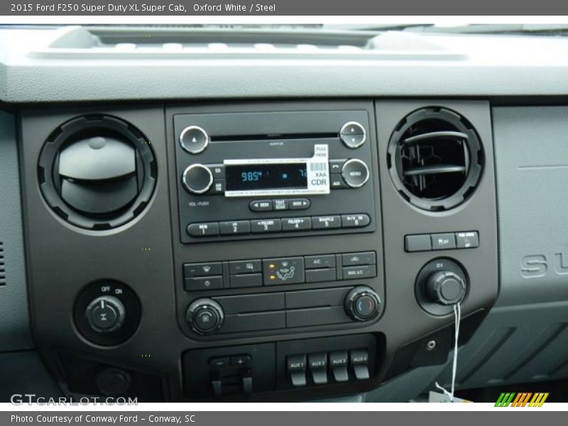 Oxford White / Steel 2015 Ford F250 Super Duty XL Super Cab