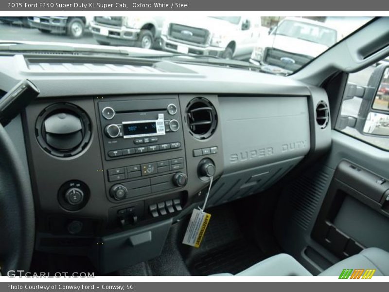 Oxford White / Steel 2015 Ford F250 Super Duty XL Super Cab
