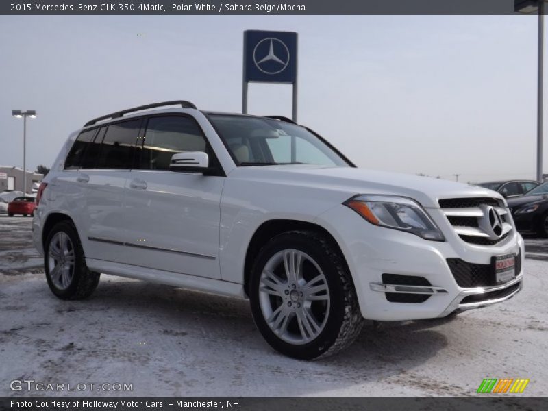 Polar White / Sahara Beige/Mocha 2015 Mercedes-Benz GLK 350 4Matic