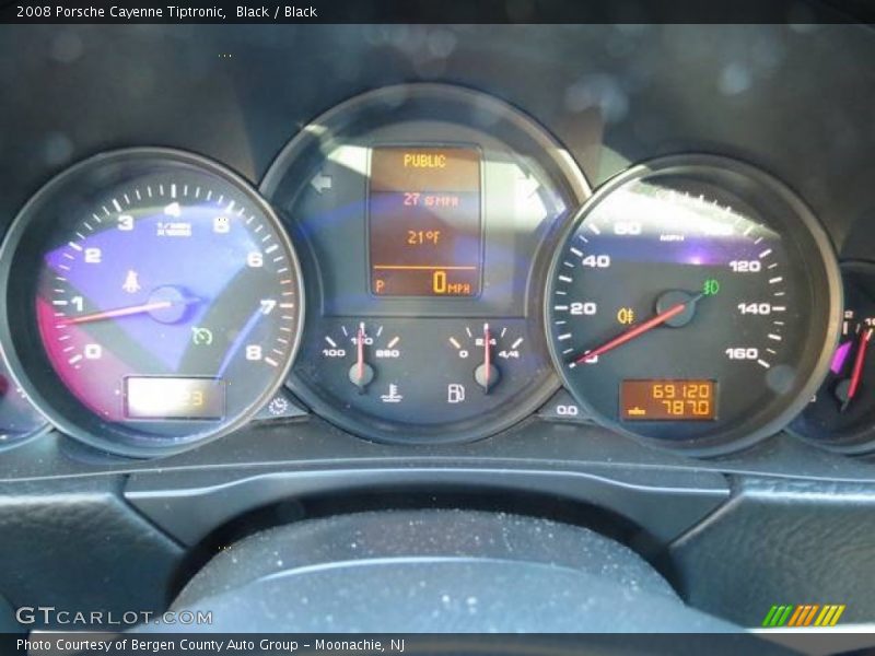 Black / Black 2008 Porsche Cayenne Tiptronic