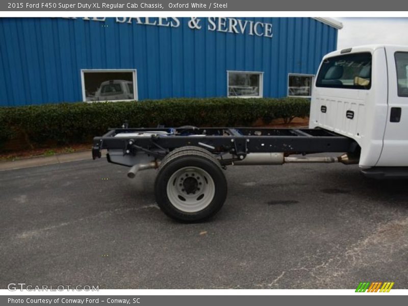 Oxford White / Steel 2015 Ford F450 Super Duty XL Regular Cab Chassis
