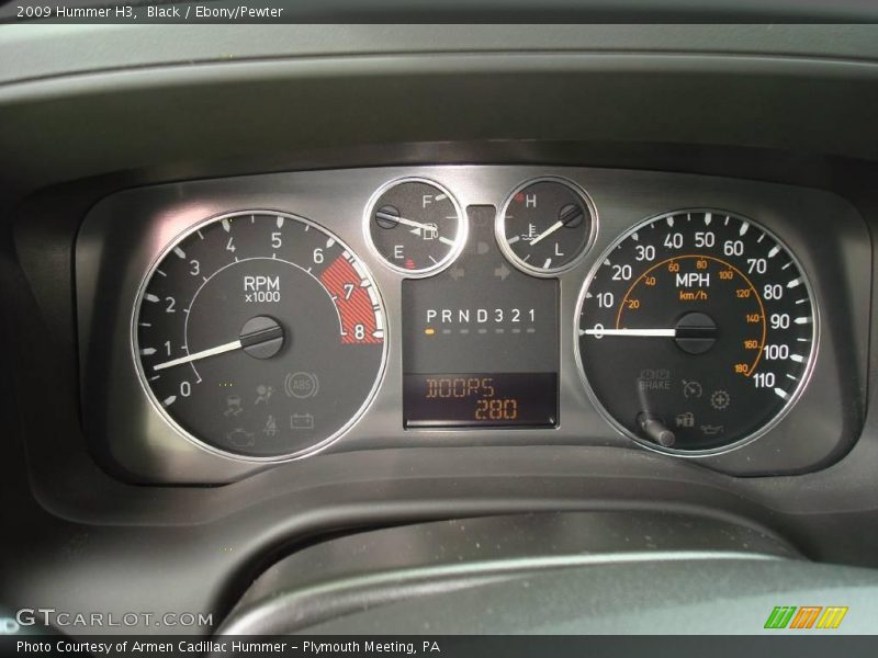 Black / Ebony/Pewter 2009 Hummer H3