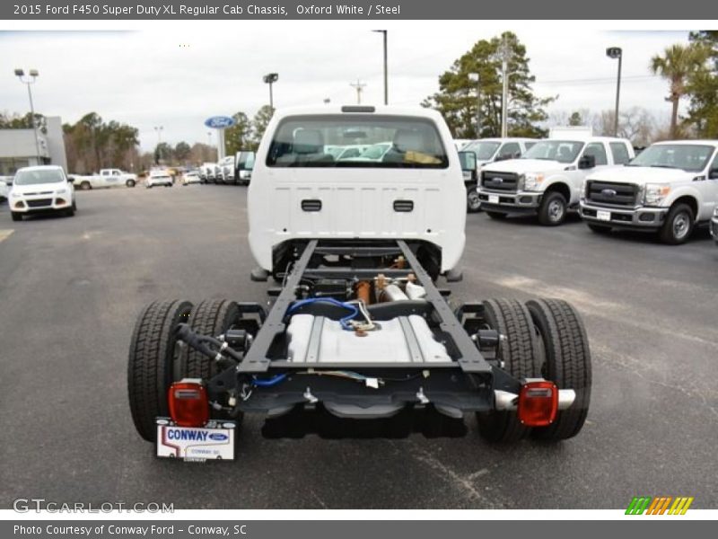 Oxford White / Steel 2015 Ford F450 Super Duty XL Regular Cab Chassis
