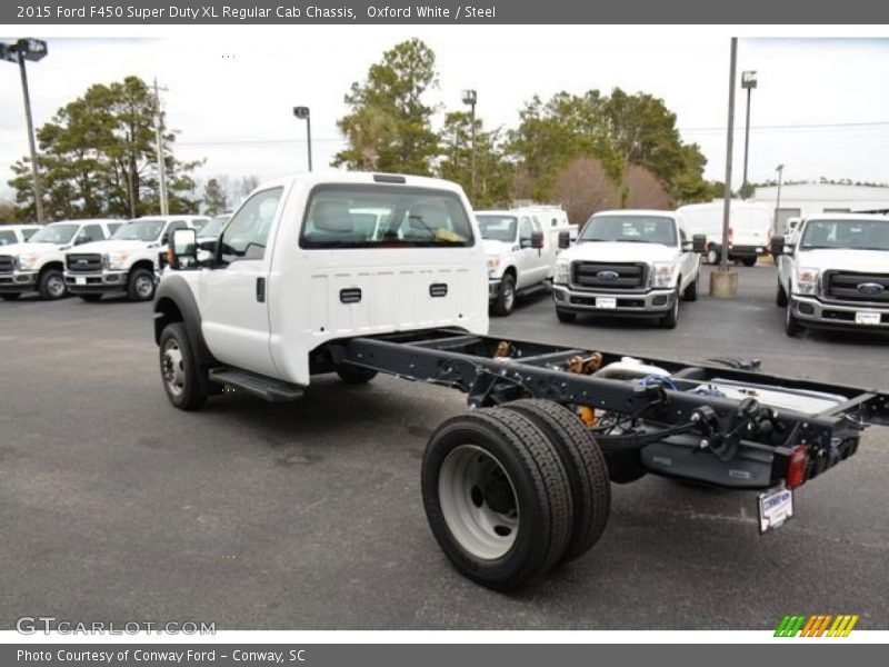 Oxford White / Steel 2015 Ford F450 Super Duty XL Regular Cab Chassis