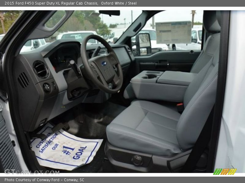  2015 F450 Super Duty XL Regular Cab Chassis Steel Interior