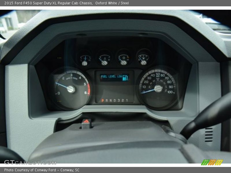  2015 F450 Super Duty XL Regular Cab Chassis XL Regular Cab Chassis Gauges