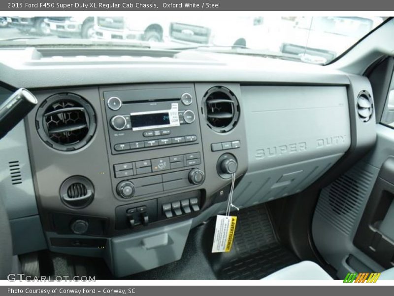 Oxford White / Steel 2015 Ford F450 Super Duty XL Regular Cab Chassis