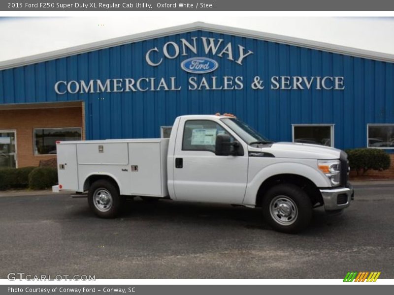 Oxford White / Steel 2015 Ford F250 Super Duty XL Regular Cab Utility