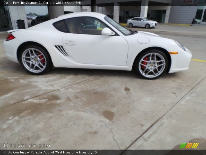 Carrara White / Sand Beige 2011 Porsche Cayman S