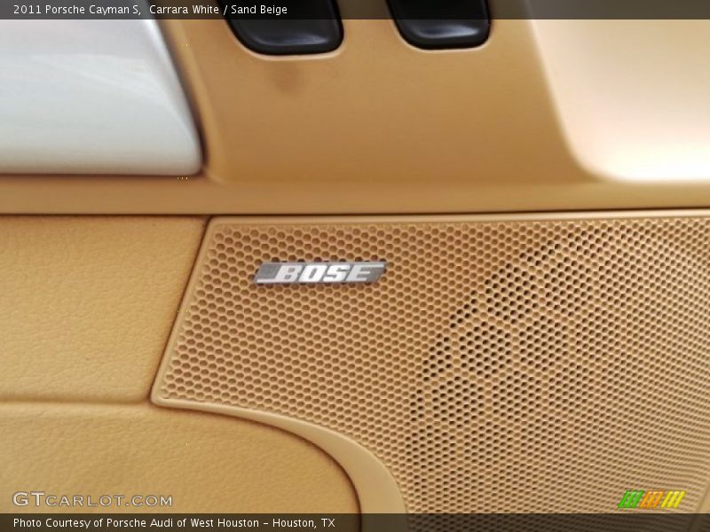 Carrara White / Sand Beige 2011 Porsche Cayman S