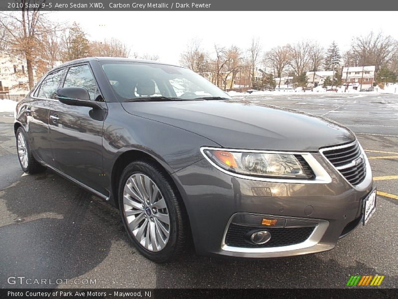 Carbon Grey Metallic / Dark Pewter 2010 Saab 9-5 Aero Sedan XWD