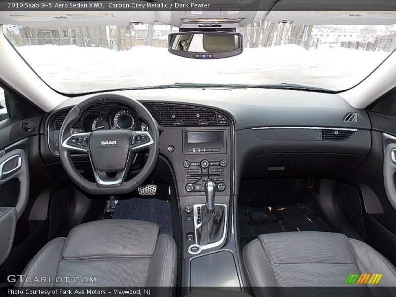 Carbon Grey Metallic / Dark Pewter 2010 Saab 9-5 Aero Sedan XWD