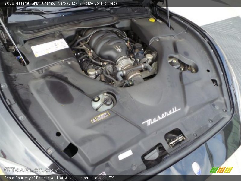 Nero (Black) / Rosso Corallo (Red) 2008 Maserati GranTurismo