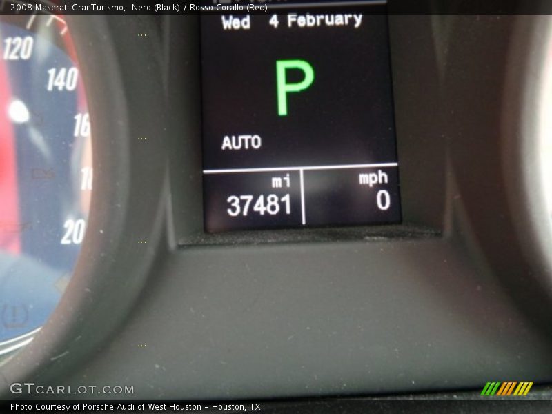 Nero (Black) / Rosso Corallo (Red) 2008 Maserati GranTurismo