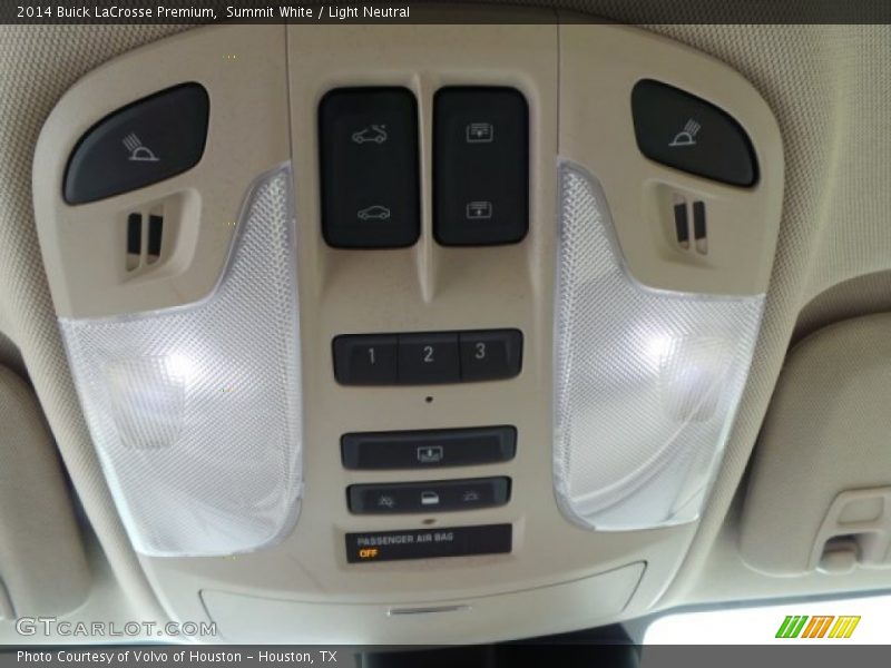 Controls of 2014 LaCrosse Premium