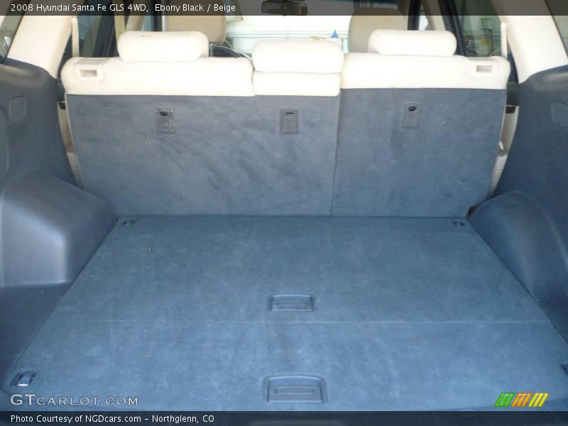 Ebony Black / Beige 2008 Hyundai Santa Fe GLS 4WD