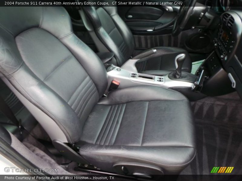GT Silver Metallic / Natural Leather Grey 2004 Porsche 911 Carrera 40th Anniversary Edition Coupe