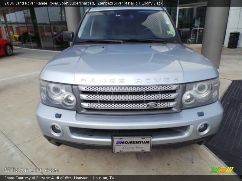 Zambezi Silver Metallic / Ebony Black 2006 Land Rover Range Rover Sport Supercharged