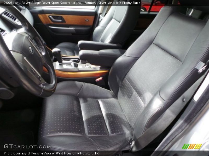 Zambezi Silver Metallic / Ebony Black 2006 Land Rover Range Rover Sport Supercharged
