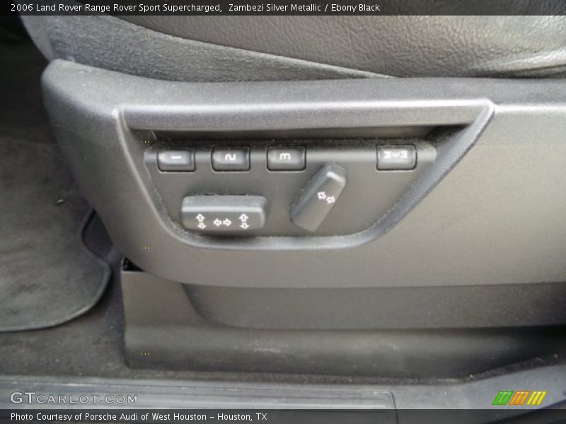 Zambezi Silver Metallic / Ebony Black 2006 Land Rover Range Rover Sport Supercharged