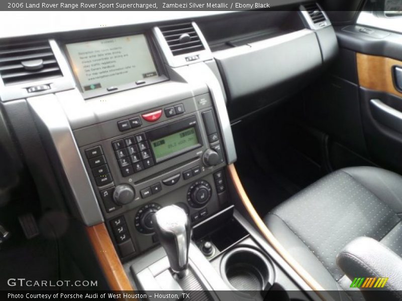 Zambezi Silver Metallic / Ebony Black 2006 Land Rover Range Rover Sport Supercharged