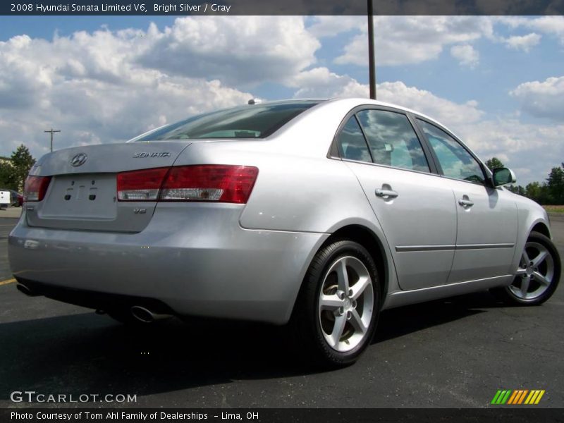 Bright Silver / Gray 2008 Hyundai Sonata Limited V6