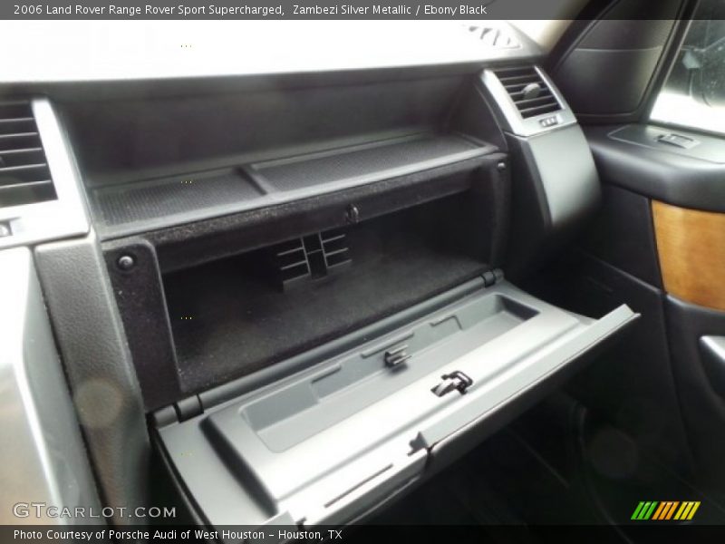 Zambezi Silver Metallic / Ebony Black 2006 Land Rover Range Rover Sport Supercharged