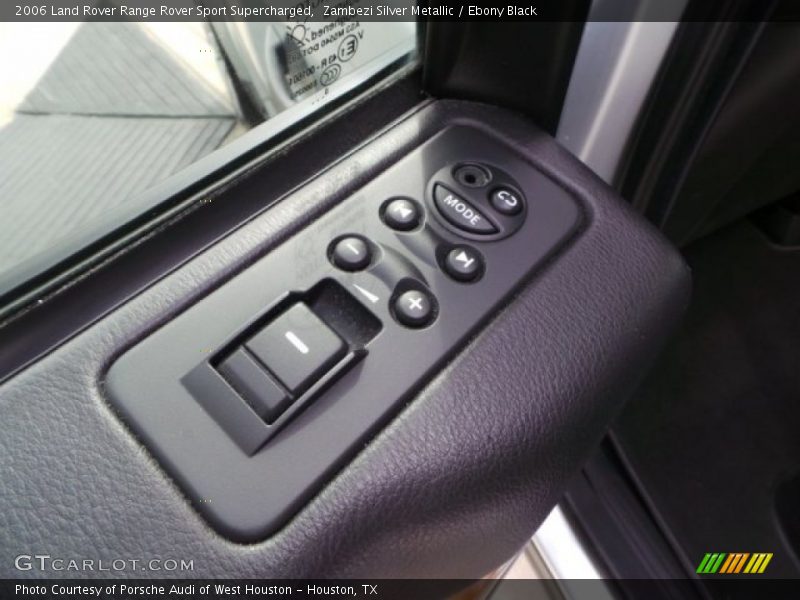 Zambezi Silver Metallic / Ebony Black 2006 Land Rover Range Rover Sport Supercharged