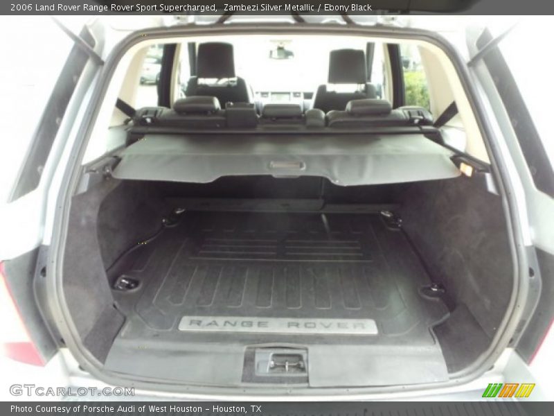 Zambezi Silver Metallic / Ebony Black 2006 Land Rover Range Rover Sport Supercharged