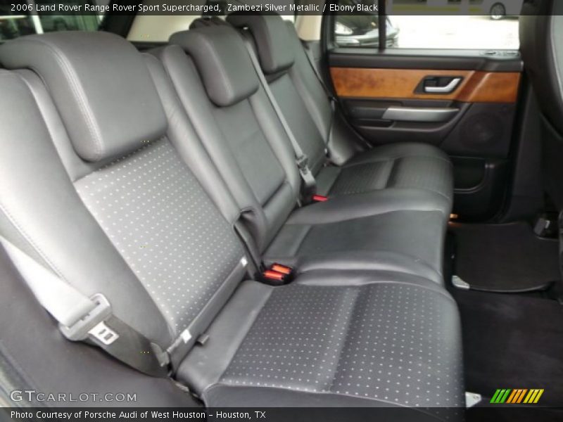 Zambezi Silver Metallic / Ebony Black 2006 Land Rover Range Rover Sport Supercharged