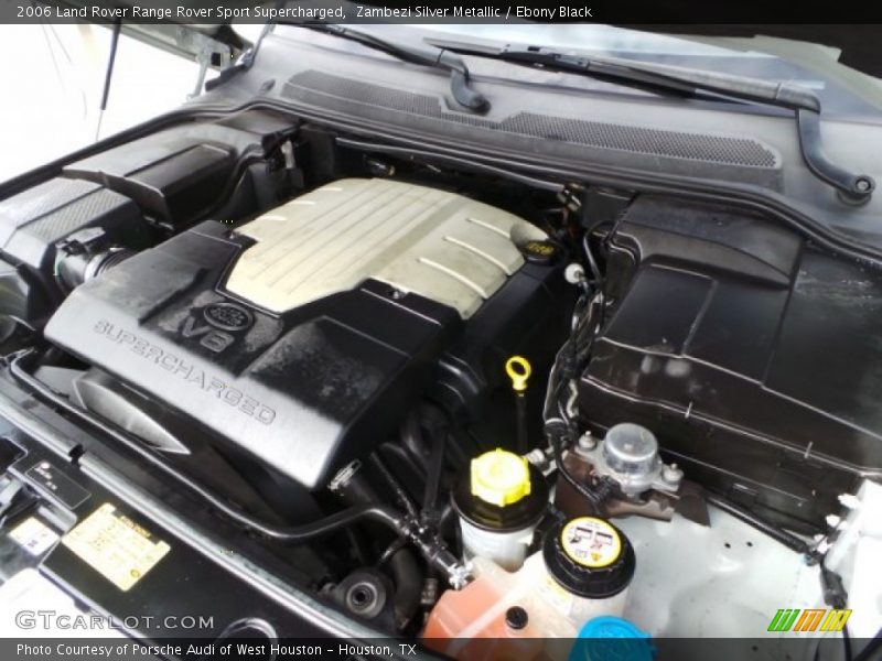 Zambezi Silver Metallic / Ebony Black 2006 Land Rover Range Rover Sport Supercharged