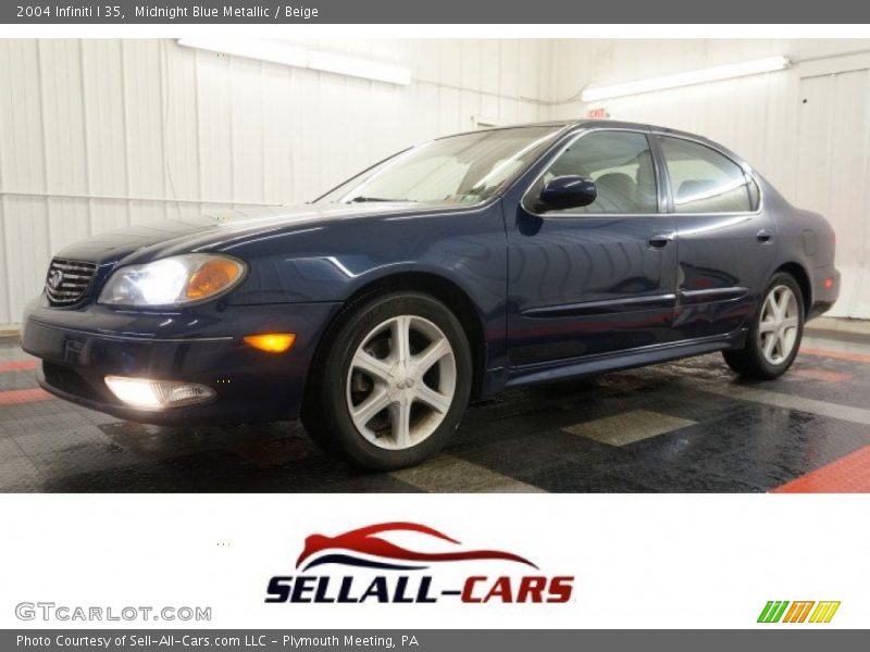 Midnight Blue Metallic / Beige 2004 Infiniti I 35